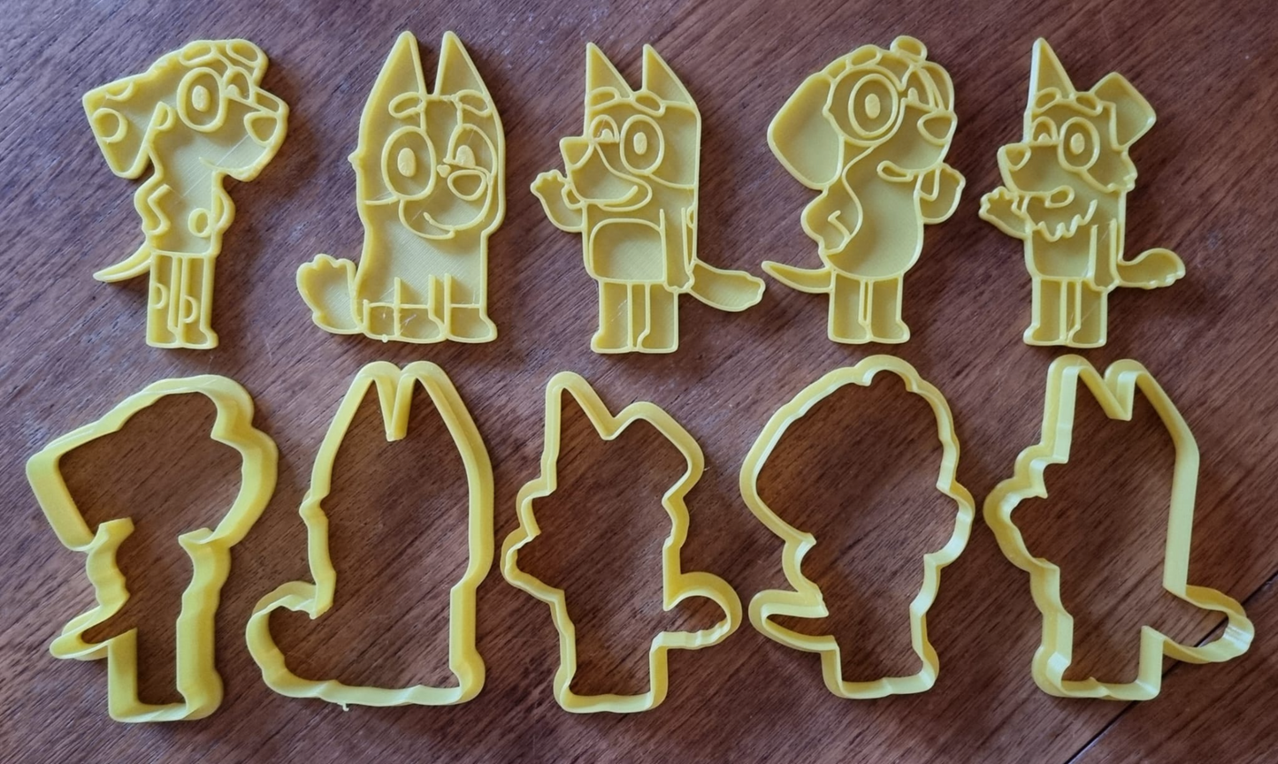 Cortadores de galleta Bluey